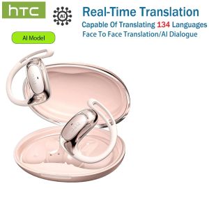 HTC NE35 Wireless Bluetooth Earphone AI Language Translation OWS Low Latency Earbuds Earhook Sports Music Headphone With Mic2026