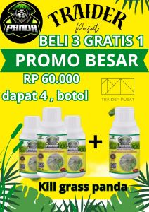 BELI 3 GRATIS 1 KILL GRASS PANDA RAJA PEMBUNUH GULMA PEMBASMI RUMPUT