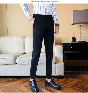 [CÓ SIZE ĐẠI ] Quần Âu Nam Dáng Ôm Body Ống Côn Nhỏ QUẦN TÂY ÂU NAM 4 MÀU TRƠN CƠ BẢN SANG TRỌNG THANH LỊCH