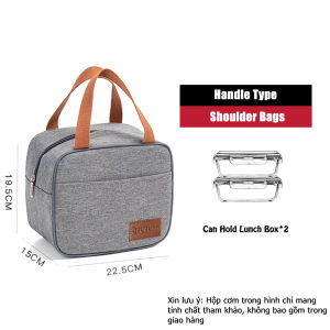 Qiyue Túi cách nhiệt ngoài trời dành cho nam và nữ không thấm nước túi ăn trưa lá nhôm cách nhiệt túi cách nhiệt túi đeo vai