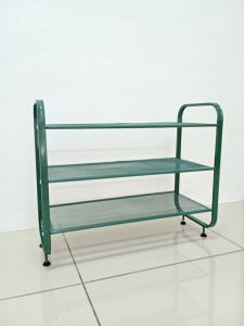 Metal Shoe Rack Shoe Storage Rack Rak Kasut Rak Besi Kasut Modern Luxury Big Size Large Width Steel Shoe Rack