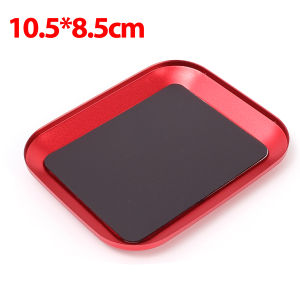 Magnetic Screws Tray with Magnetic Pad Small Metal Parts Bolts Nuts Anti-Loss Storage Organizer for Bicycle Phone Watch Repair