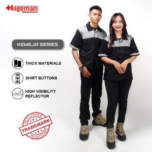 Wearpack Lengan Pendek / Baju Wearpack Safety Lengan Pendek Warna Hitam