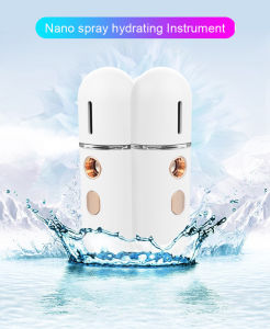Mini Nano Spray Nano Water Mist Sprayer Body Humidifier Facial Steamer Beauty Spray Moisturizing Skin Care Facial Spray Beauty Tools Mist Cooling DeviceUSB Rechargeable