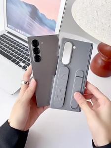 Applicable to Samsung ZFold7/6/5 Phone case W25 Wrist Strap Bracket 4/3 Hinge Pen Slot Case Film Folding Cover