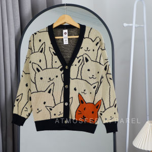 cat cardigan rajut wanita jumbo korean style/baju cewek outfit keren/kardigan rajut dewasa korea style/ootd wanita hijab outfit/atasan wanita remaja ootd/baju rajut wanita terbaru lengan panjang/outer wanita korean style/jaket rajut korean style