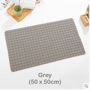 BEULIFE Bathroom Toilet Anti-Slip Floor Mat Non Slip Skip PVC Wet Shower Mosaics Block Surface Mat
