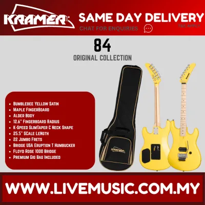 Kramer The 84 Electric Guitar Maple Fretboard with Premium Bag
