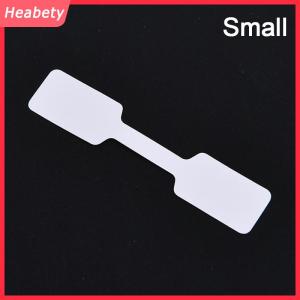 Heabety 100PCS Giá Trắng nhãn thẻ với treo chuỗi Đồ trang sức văn phòng phẩm giày vải