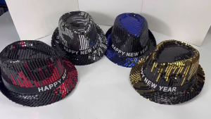 Blingbling mũ tiệc cho Nam Nữ chúc mừng năm mới bên sequined Mũ Trang Phục Cosplay Mũ sân khấu trình diễn