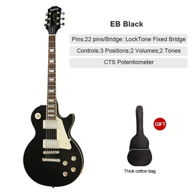 Minsine Les Paul Standard Electric Guitar 4 Humbucker Professional Electric Music Guitar With Free Setup