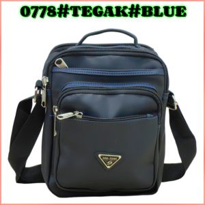 Waterproof Sling Bag Men Shoulder Bag 6 Zippered Pockets Large Capacity Men Crossbody Bag SILANG SAIZ BESAR