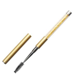 GENENIC Radian có thể điều chỉnh Cọ mascara ghép Răng lược tròn Có Nắp Cọ lông mi dạng ống Thời trang Sáng Tạo Lược chải lông mi Phụ nữ