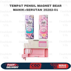 Tempat Pensil Magnet Bear Manik Plus Serutan 35282-01