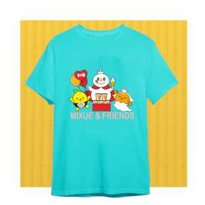 kaos atasan anak-anak usia 1-12 tahun MIXUE & FRIENDS terbaru lengan pendek