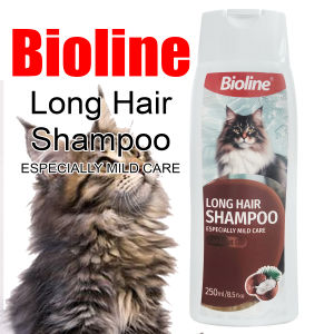 PAW HERO (VARIATION) Bioline Long Hair Shampoo Cat Shampoo Especially Mild Care 250ml
