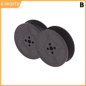 YUWO Typewriter Ribbon Twin Spool Typewriter Ribbon Black Twin Spool Replacement Pack for Most Typewriter