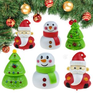 YOUSHI TOP christmas decorations Decoration Christmas Pull Back Car Old Man Christmas Tree Santa Vehicle Toy Kids Toy Plastic Snowman Car Toys Party Favors
