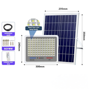(BUY 1 TAKE 1)TIMSOT Solar Lights LED Flood Solar Outdoor Light Waterproof Street Lamp IP67 Remote Floodlight