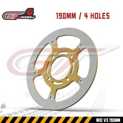 MIO BUTA DISC MIO / BEAT 190MM 4 HOLES 3.5MM / Buta Lighten Disc MIO / MIO SPORTY / MIO SOULTY / FINO Made In Thailand