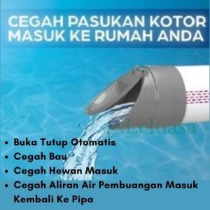 Katup Selokan Paralon Cegah Bau Hewan Aliran Pembuangan Masuk Kembali Ke Dalam Pipa  Ukuran 3 Inchi