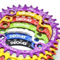 DECKAS 104BCD Oval 32/34/36/38T  Chainring MTB Mountain bike Crankset chainwheel Alu Bicycle Repair Parts for M370 M410 M610 M615 M670 M780. 