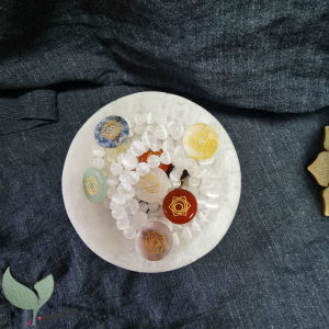 Selenite Crystal Bowls for Smudging Healing Recharging Crystals | Pure Selenite Smudge Bowl & Crystal Charging Station Ethically Sourced in Morocco