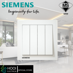 SIEMENS DELTA® Relfa Series Switches & Socket Outlet [Sirim Approved]