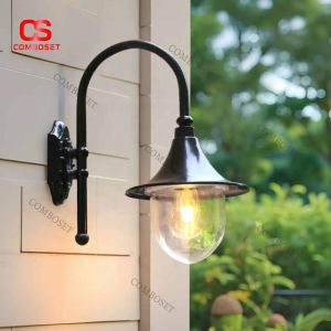 Đèn Tường Kim Loại Uốn Cong Phong Cách Vintage Thanh Lịch