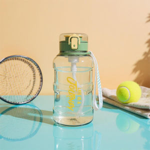 Botol Minum Sedotan Tumbler Aesthetic Gelas Minum Kaca / Dengan Botol Air Sedotan / Botol Minum Olahraga/ YH-8040