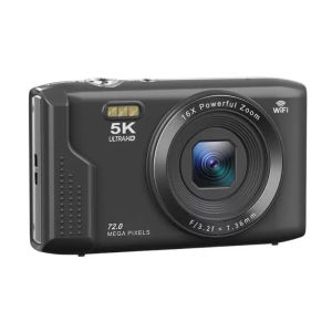 Digital Camera UHD 5K 72MP Autofocus Vlogging Camera with 32GB SD card and 16X Digital Zoom 2.8" Large Screen Camcorder Camera