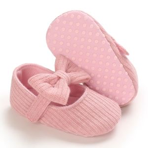 Newborn Baby Girls Shoes Infant Baby Shoes Anti-Slip Princess First Walker Baby Girl Shoes 0-18M