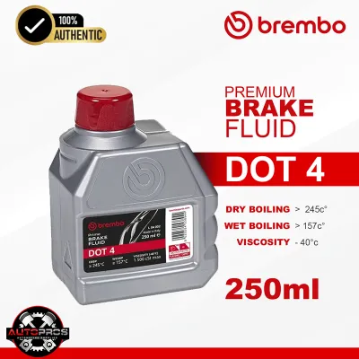 BREMBO DOT 4 Prime Brake Fluid 1 Liter 500ml 250ml