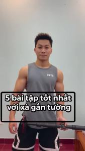Xà Đơn Chống Xoay gắn cửa hoặc treo tường 60-130