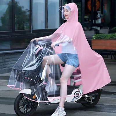 Áo mưa trong suốt LALULA kèm kính chắn mưa . Áo đi mưa cho xe máy có kèm chụp gương chất liệu siêu bền