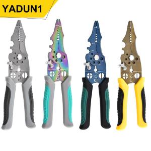 YADUN Dây vũ nữ Thoát y decrustation kìm có thể điều chỉnh dây điện Tước công cụ không TrượT Dây vũ nữ Thoát y crimper cho cáp điện