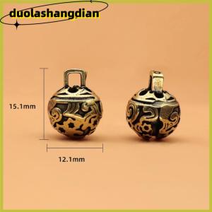 [Duola] เครื่องประดับทองเหลืองแบบย้อนยุคที่ทนทานจี้รูปกระดิ่งขนาดเล็กสำหรับเป็นของขวัญเครื่องประดับจี้ห้อยพวงกุญแจของขวัญวันเกิด