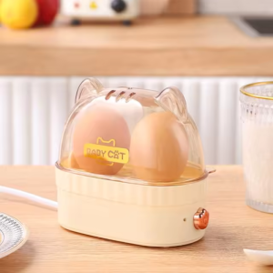 Steamer Telur Kukus Boiler Mini Electric Egg Cooker Alat Rebus Telur Listrik Otomatis