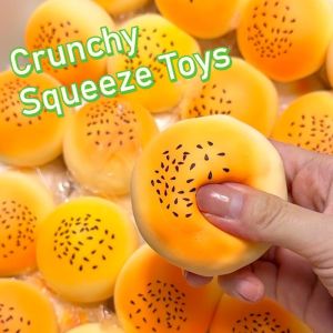 Homemade Honey Bread Squishy Squeeze Fidget Toys Soft Building Block Filling Stress Ball Toys ASMR Sensory Anti Stress Toy Gift