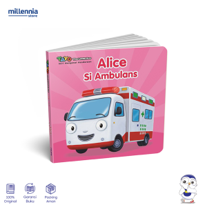 Noura Kids - Buku Anak Tayo Seri Mengenal Kendaraan Alice Si Ambulans Boardbook - Millennia