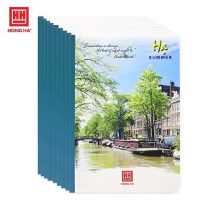 Lốc 10 quyển vở kẻ ngang bốn mùa 72 trang B5 Pupil Hồng Hà Xuân Hạ Thu Đông 1004