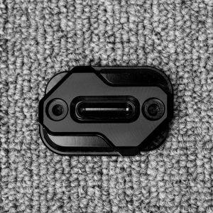 SEMSPEED Motorcycle CNC Front Brake Master Fluid Cover Oil Tank Reservoir Cup For Yamaha Aerox NVX V2 V3 SP 2021-2026