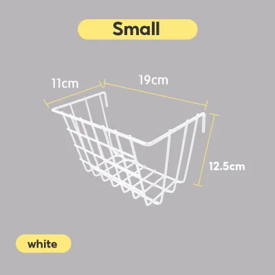 Yoice Store Hanging Basket Wall Grid Panel Hanging Wire Mesh Basket Shelf Storage Organizer Display Rack