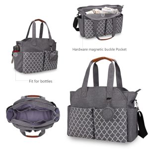 Diaper Bag Tote Purse Satchel Diaper Messenger for Mom and Girls