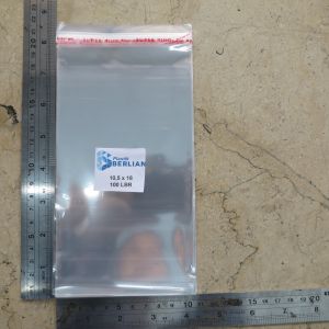 105 x 18 cm Plastik Opp 18 micron ( Tipis ) isi 100 lembar untuk Pengemasan Makanan Aksesoris dan Barang Kecil