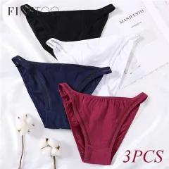 FINETOO Celana Dalam Wanita Low Rise Underwear Bahan Katun Lembut  Breathable Untuk Wanita