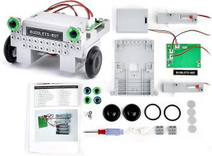 Buddlets-Bot Robot Toy Set Suitable 8-12 Children - STEM Coding Robot Toy Car for Beginners - Engineering DIY Building Kits with Voice 、 Coding and App-Controlled Robots
