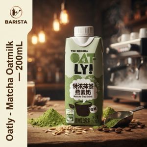 Oatly Oat Milk Case/Box Barista Blend Matcha Chocolate Pistachio Strawberry Banana Vanilla White Peach 200ml 250ml 1L