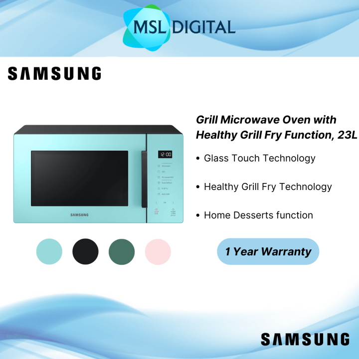 Samsung Grill Microwave Oven with Healthy Grill Fry Function, 23L