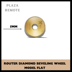 Mata Pinggul Router Diamond Wheel model Flat 5 10 15 20MM Gerinda